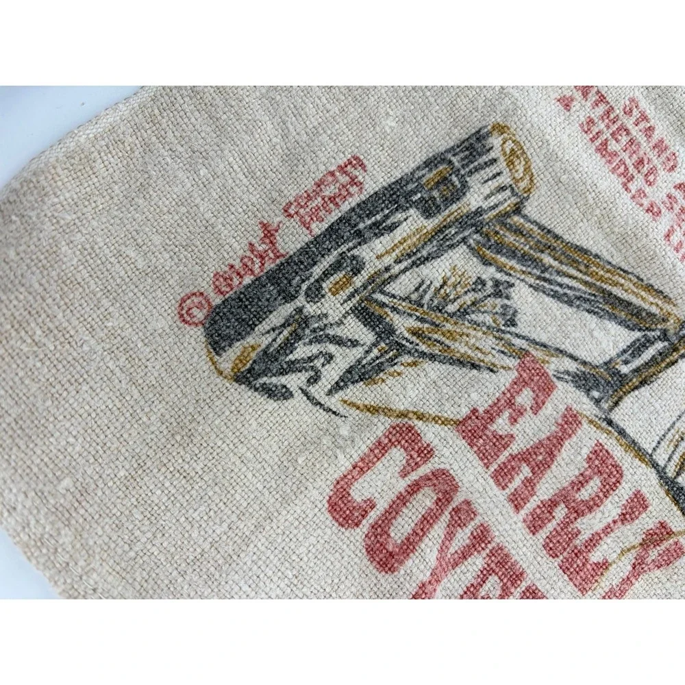 Vintage Covered Bridges Kitchen Tea Towel Linen,